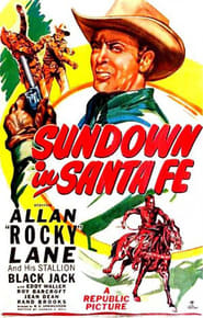 Sundown in Santa Fe poster
