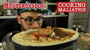 Moussaka with gyros and tzatziki-béchamel