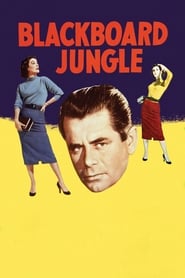 Blackboard Jungle (1955) poster