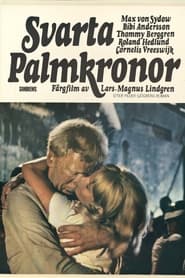 Poster Svarta palmkronor