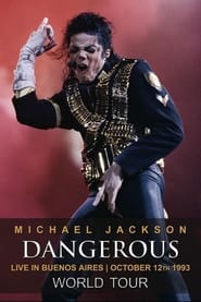 Poster Michael Jackson Dangerous Tour Live In Argentina 1993