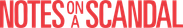 Notes on a Scandal Logo