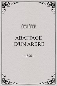 Poster Abattage d'un arbre 1896