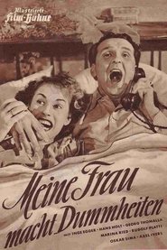 Poster Meine Frau macht Dummheiten 1952