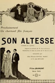 Poster Son altesse 1922