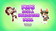 Pups Save a Humdinger Doll