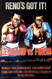 Poster Sugar Ray Leonard vs. Bruce Finch