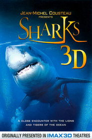 Sharks 3D постер