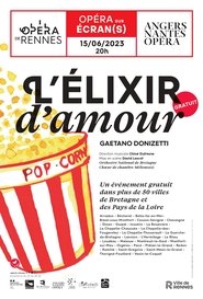 Poster L'elixir d'amour - Donizetti - Angers Nantes opéra