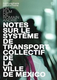 Poster Notes sur le système de transport collectif de la ville de Mexico 1970