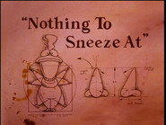 Nothing to Sneeze At