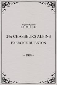 27ème chasseurs alpins : exercice du bâton