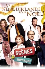 Poster Scènes de ménages - Ça s'enguirlande pour Noël