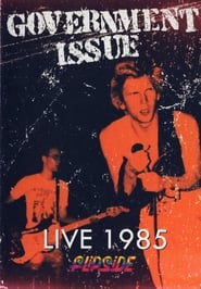 Poster Government Issue: Live in 1985