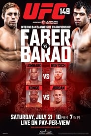 Poster UFC 149: Faber vs. Barao