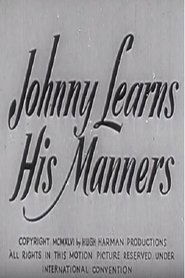 Poster Johnny Learns His Manners 1946