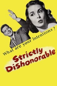Poster Strictly Dishonorable
