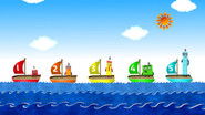 Numbersongs: Five Little Boats