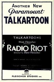Poster Radio Riot 1930