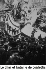 Poster The chariot and battle of confetti 1899