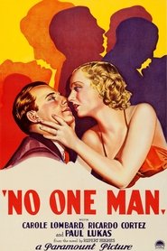 Poster No One Man 1932 Poster No One Man 1932