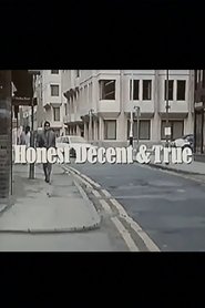 Poster Honest Decent & True 1986