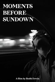 Poster Moments Before Sundown 2020