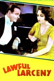 Poster Lawful Larceny 1930