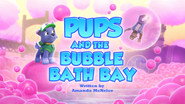Pups and the Bubble Bath Bay!