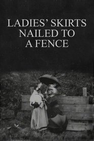 Poster Ladies' Skirts Nailed to a Fence 1899