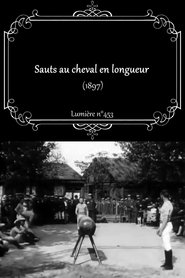 Poster Sauts au cheval en longueur 1897