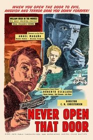Poster Never Open That Door 1952