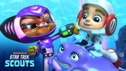 Star Trek Scouts vs. Shadowtrix in Underwater Mission!