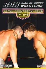 Poster ROH: The Final Countdown Tour - Boston