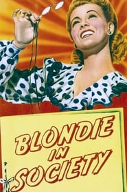 Poster Blondie in Society