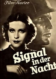 Poster Signal in der Nacht