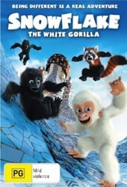 O gorila branco floco de neve
