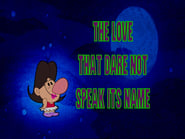 The Love That Dare Not Speak Its Name