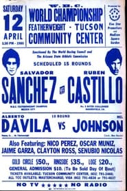 Poster Salvador Sanchez vs. Ruben Castillo