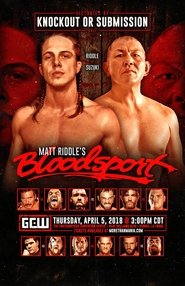 Poster GCW Matt Riddle's Bloodsport 2018