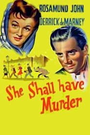 Poster She Shall Have Murder 1950
