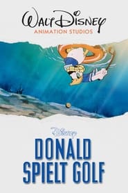 Poster Donald spielt Golf