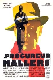 Poster Le procureur Hallers