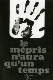 Poster Le mépris n'aura qu'un temps 1969