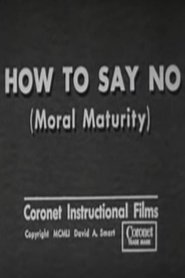 Poster How to Say No (Moral Maturity) 1951