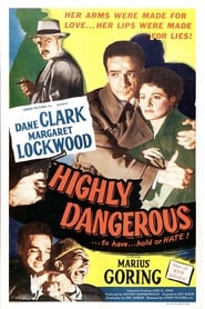 Poster Highly Dangerous 1950