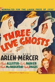 Poster Three Live Ghosts 1936