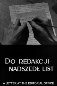 Do redakcji nadszedł list