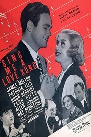 Poster Sing Me a Love Song 1936 Poster Sing Me a Love Song 1936