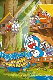 Imagen de Doraemon en el mágico mundo de las aves